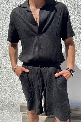 Tulum חולצה מכופתרת קצרה