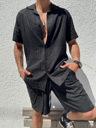 Tulum חולצה מכופתרת קצרה